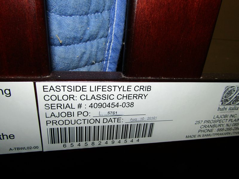 Eastside lifestyle outlet crib