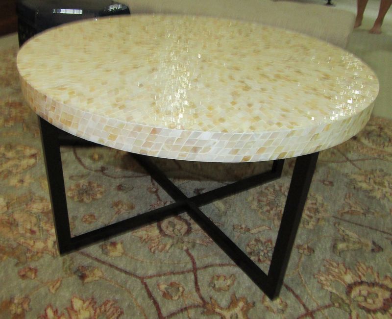 Absolute Auction Realty - Mother Of Pearl Coffee Table Pier One Absolute Auction Realty - Mother Of Pearl Coffee Table Pier One