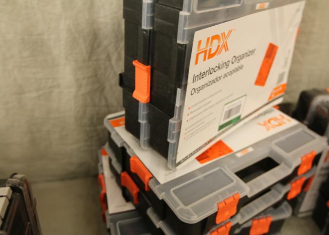 HDX Interlocking Organizer Box (2-Pack)