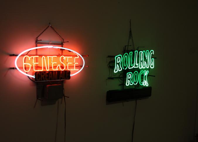 genesee cream ale neon sign