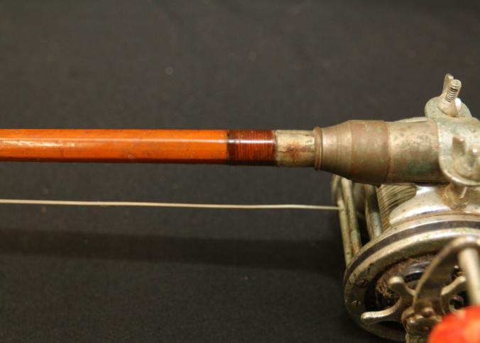 Sold at Auction: Vintage Deep Sea Fishing Rod and Reel