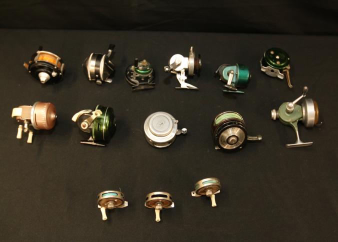 Sold at Auction: 7 fishing rods and 3 reels: Zebco, Ted Williams, JC.  Higgins, Wright & McGill