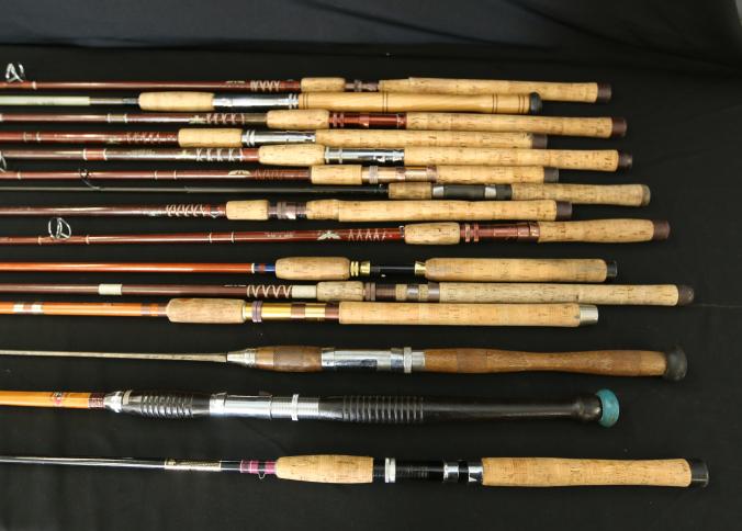 JAPANESE NFT VINTAGE Bamboo Fishing Rod Complete Set $225.00