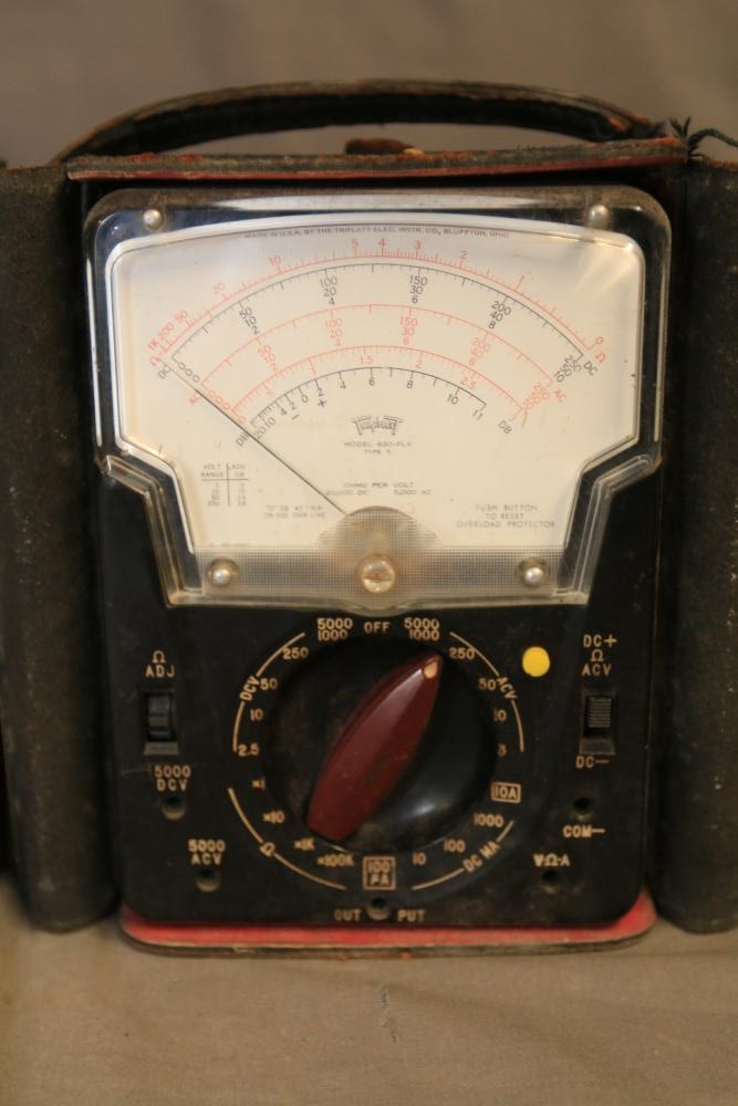 Triplett 630-NS Analog Volt Ohm Meter Multimeter VOM - As Is Parts