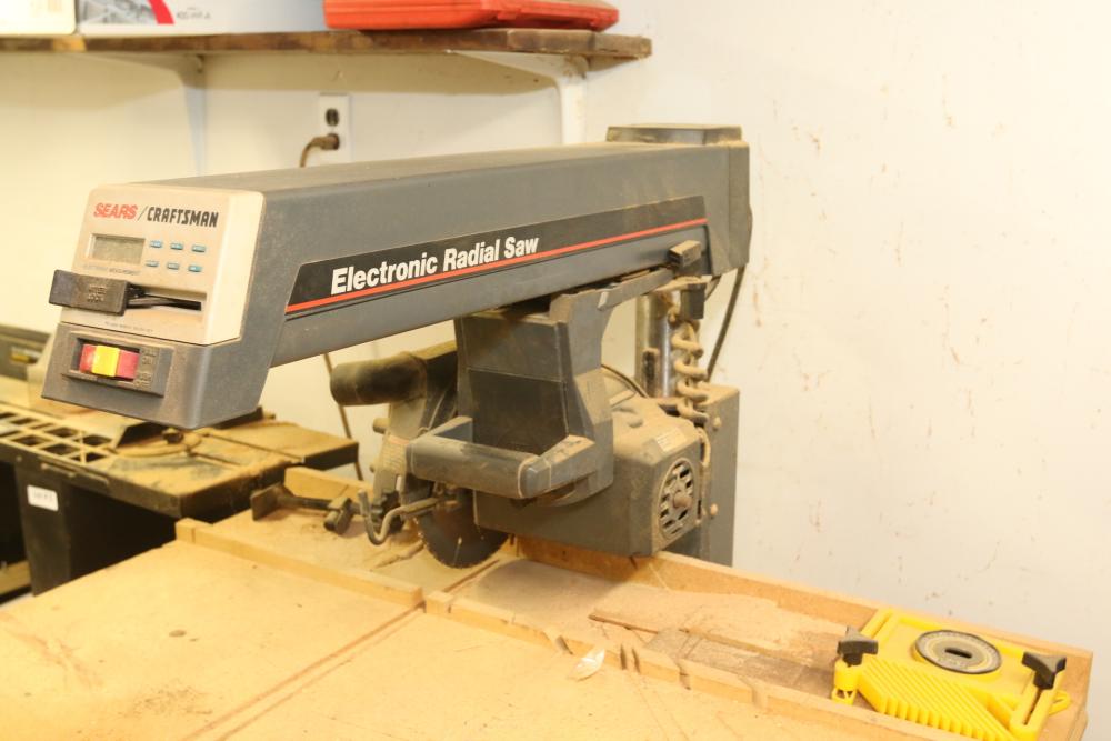 Sears craftsman deals electronic radial saw