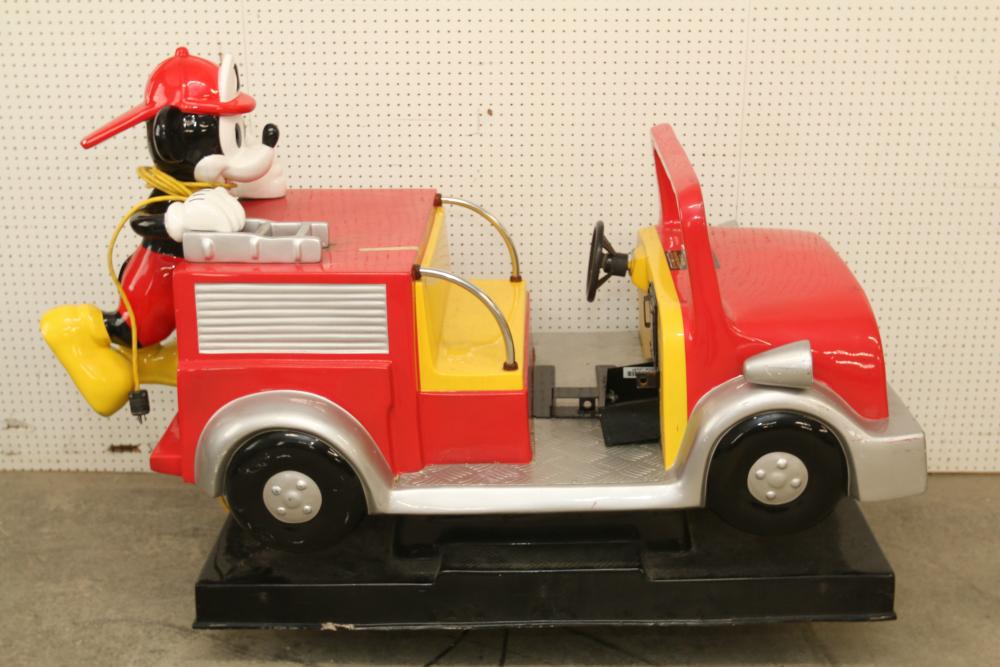 Fire truck hot sale kiddie ride