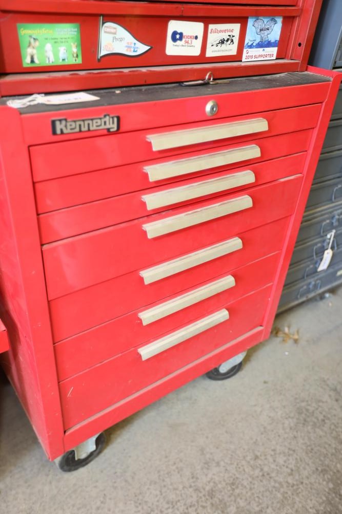 Kennedy toolbox. picked up at a garage sale  Tool box organization,  Vintage tools, Tool box