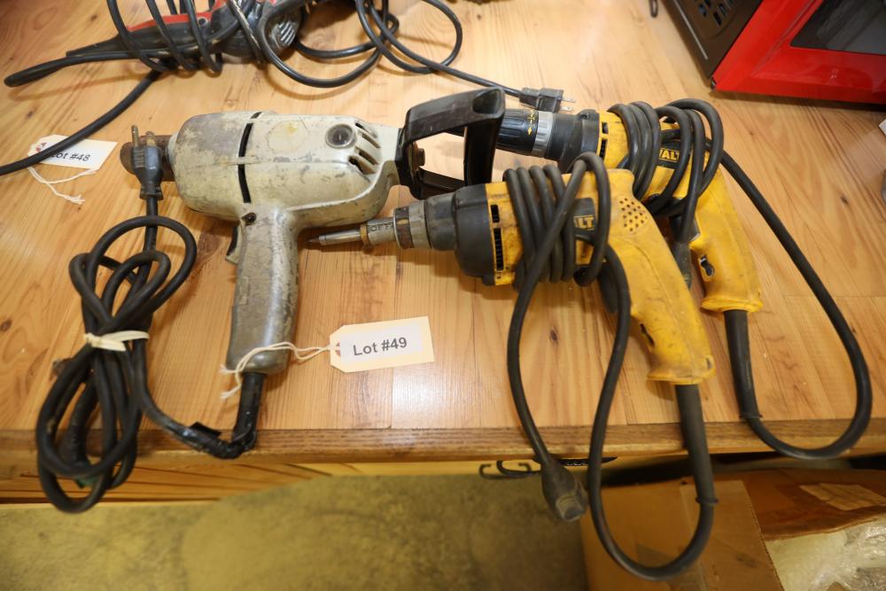 Sold at Auction: VINTAGE BLACK AND DECKER CORDED DRILL
