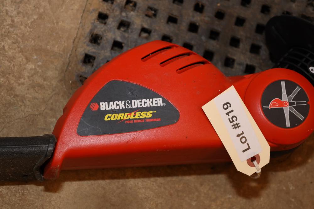 BLACK+DECKER 18V Cordless Pole Hedge Trimmer, NPT318 